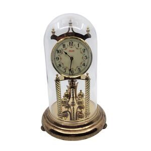 Kundo 400 Day Kieninger & Obergfell Torsion Anniversary clock Plastic dome